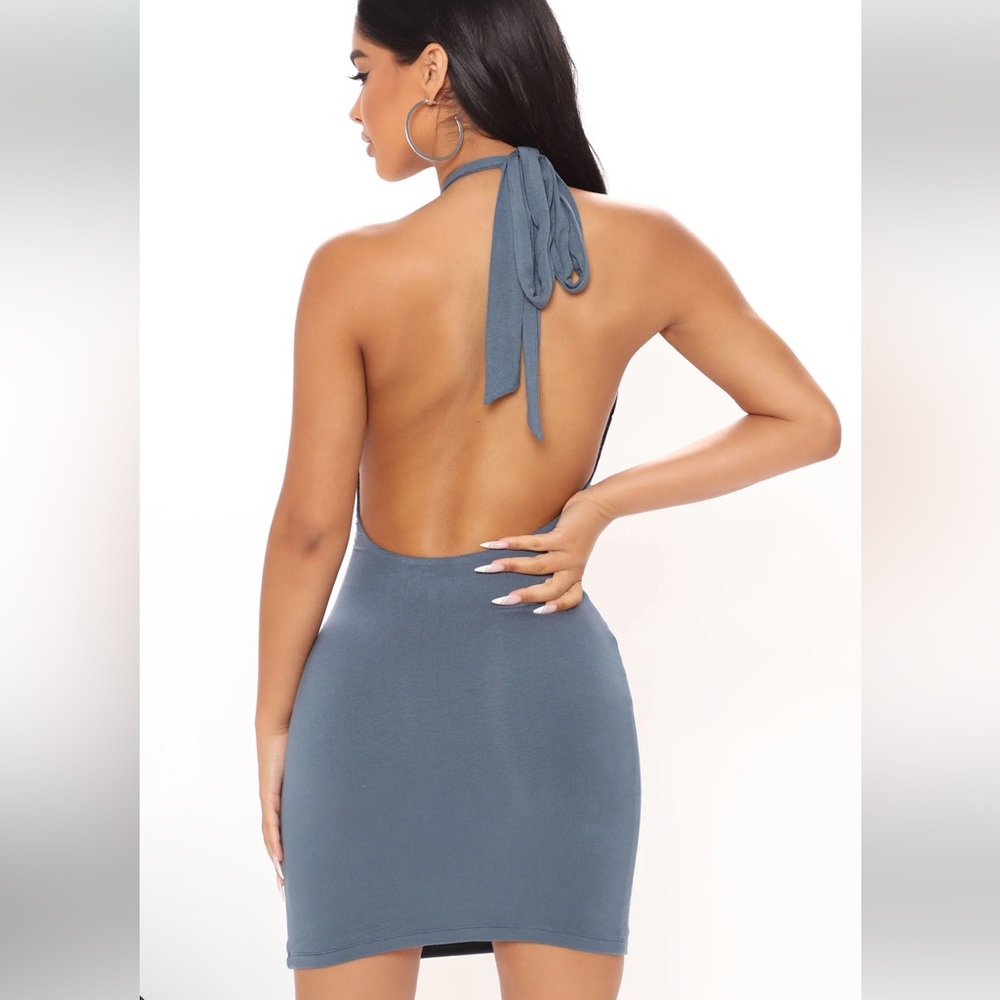 Halter Mini Dress - Picture 2 of 2